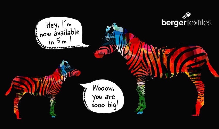 be.tex® Blackback Zebra FR has grown and is now also available in 5.05 metres